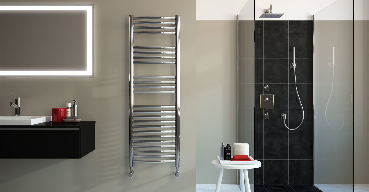 Ladder Curved Towel Rails / Starts from £40 / QS Supplies UK