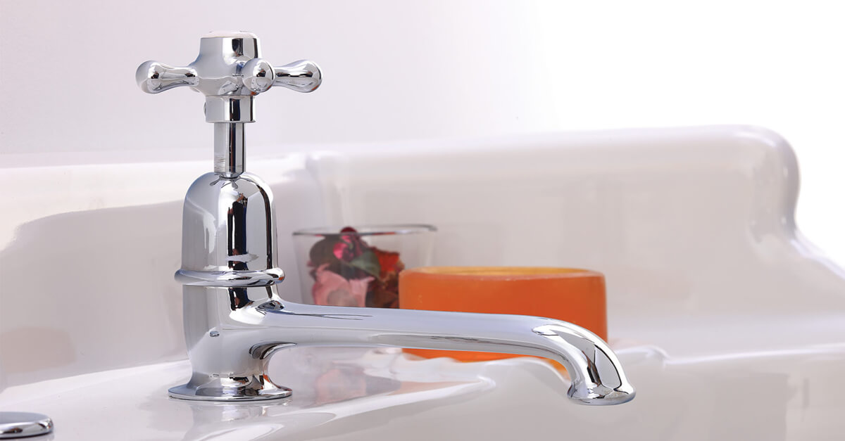Buy Basin Pillar Taps Sold in Pair / QS Supplies UK
