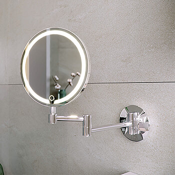 Cool White ZHISIDA Bathroom Mirrors 20 x 28 Inch Vertiacl/Horizontal Dimmable LED Bathroom Mirror Wall Makeup Mirror 6500K 