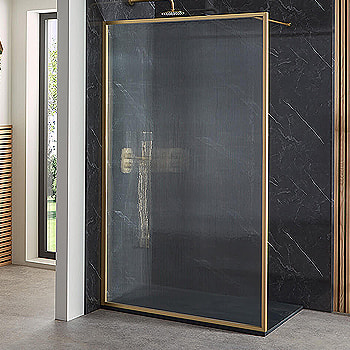 Fluted Glass Shower Enclosures