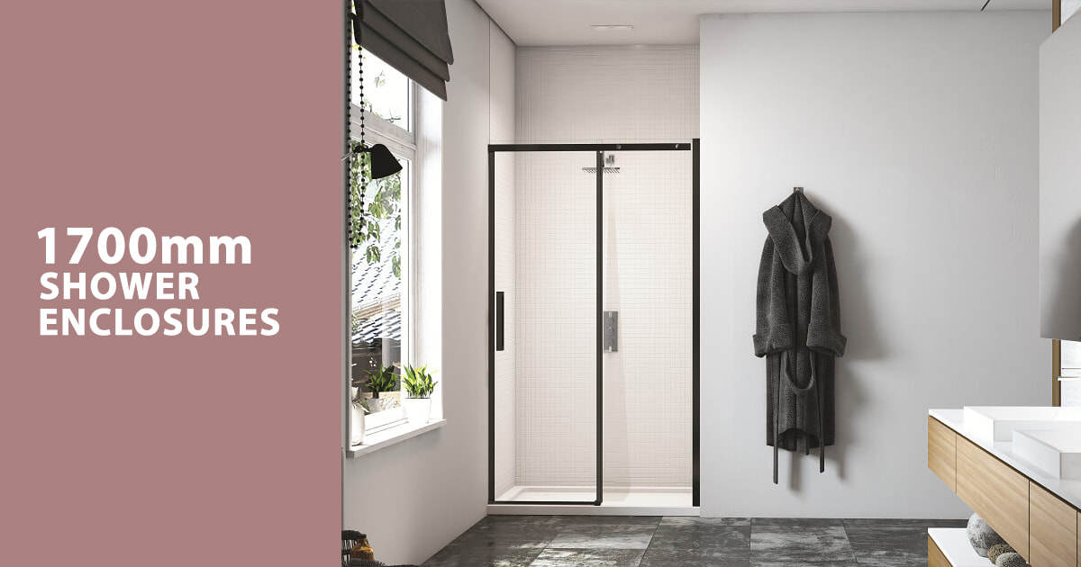 1700 Shower Enclosures | 1700x900mm, 1700x800 & More | QS
