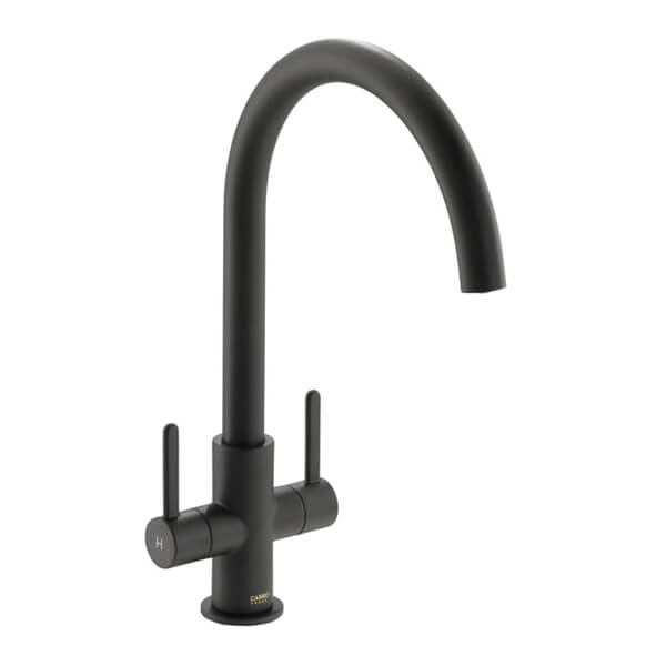 Curved Black Taps